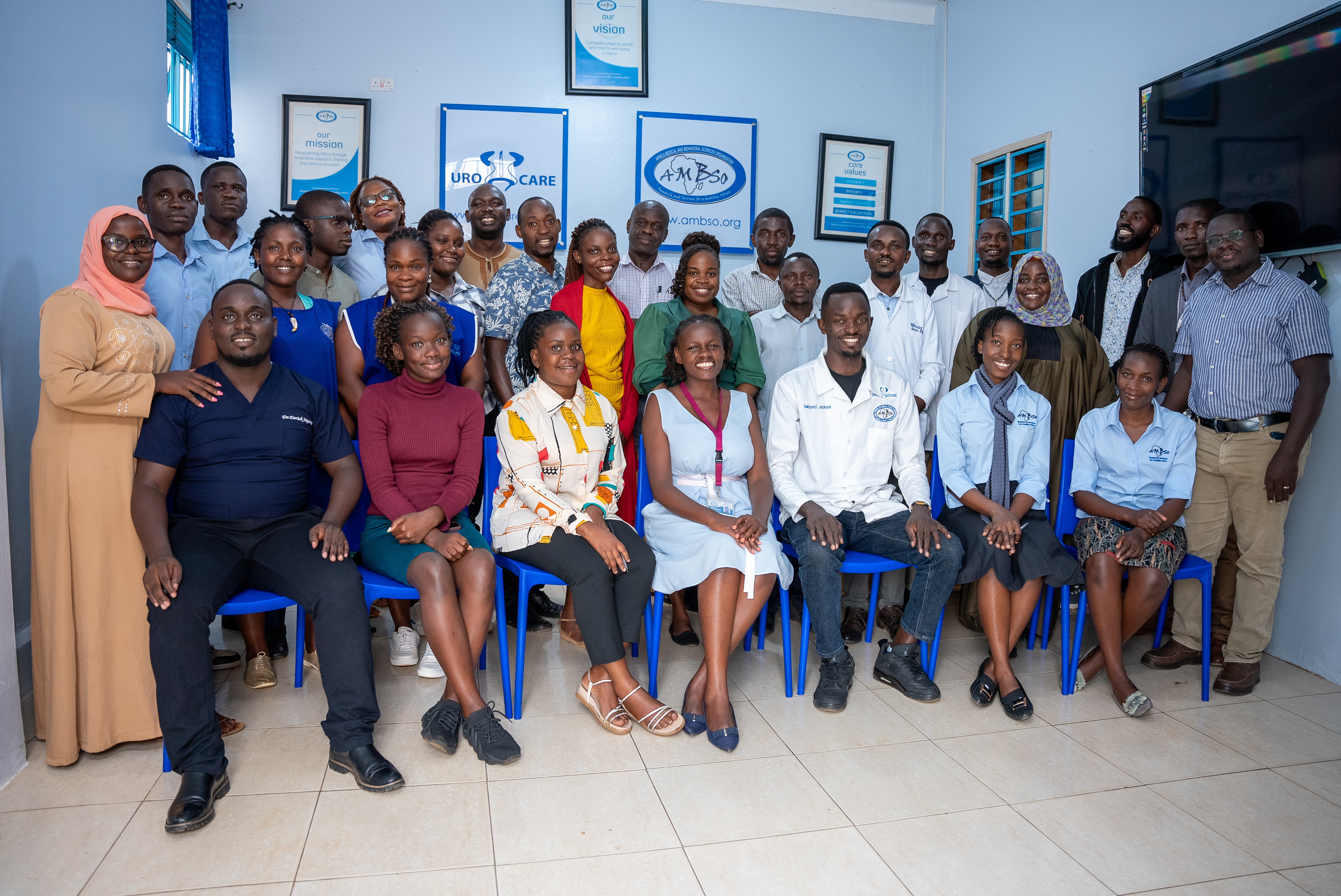 AMBSO staff and community members